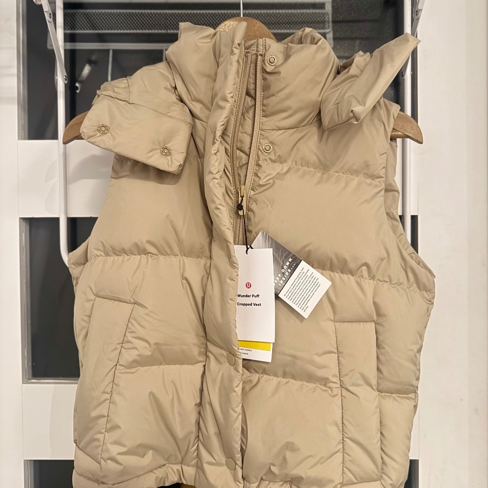 lululemon Wunder Puff 600-Down-Fill Cropped Vest
